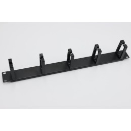 XtendLan Vyvazovací panel 1U, plastové úchyty 5x