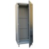 XtendLan 42U/600x800 stojanový, šedý, sklenené dvere, plný chrbát
