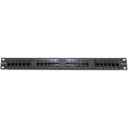 XtendLan Patch panel 19", 24 portů Cat6, 30u Au, 110