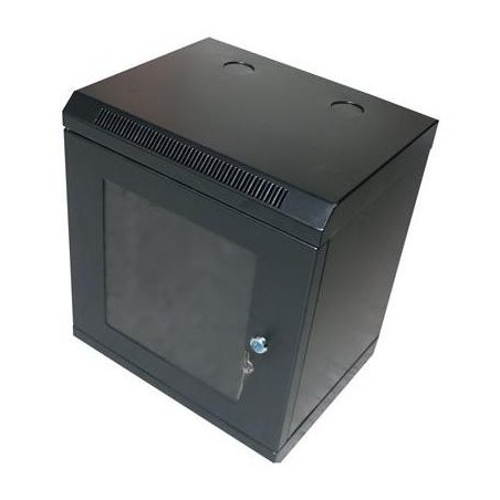 XtendLan Skříň 10", 9U, 280x350, černý, prosklený