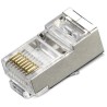 XtendLan Konektor STP RJ45 CAT5e, drát, stíněný, kulatý