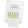 XtendLan RJ12 6p6c telephone connector, for cable