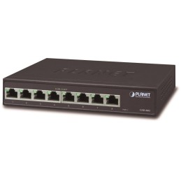 Planet GSD-805v2 switch 10/100/1000 (8x 1000Base-T), VLAN, IEEE 802.3az, ESD+EFT, internal pwr, fanless