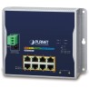 Planet WGS-5225-8P2S flacher L3-Switch, 8x1Gb, 2x2,5Gb SFP, 8x PoE 802.3at 240W, 48-56VDC, -40~75°C, IP30, lüfterlos