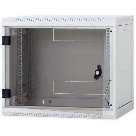 Triton 19" rozvaděč jednodílný 9U/600mm/ odnímatelné boční kryty/ šedý RAL7036