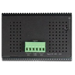 Planet IFGS-1022HPT průmyslový PoE switch, 8x100Mb + 2x1Gb/SFP, PoE 802.3at 30/240W, -40až75°C, dual 48-54VDC, IP30