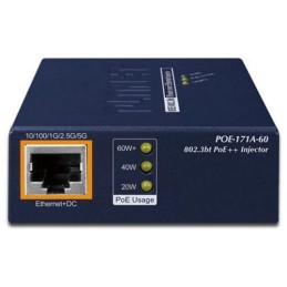 Planet POE-171A-60 Ultra PoE injektor 802.3bt do 60W, 1000Base-T, desktop