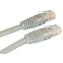 XtendLan Patch kabel Cat 5e UTP 0,3m - šedý