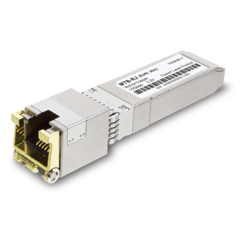 Planet MTB-RJ, SFP+, 10GBase-T, RJ45, UTP CAT6/6A/7