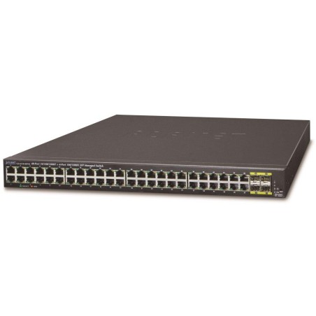 Planet GS-4210-48T4S L2 switch, 48x1Gb 4x1Gb SFP, QoS, fanless