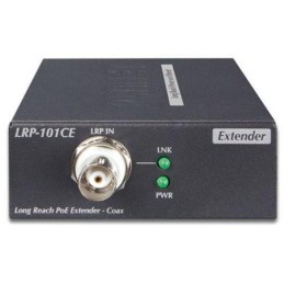 Planet LRP-101C-KIT, COAX PoE extender 10/100Base-TX, 802.3at-30W,EFT+ESD, dosah 1km, -20 až 70°C