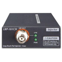 Planet LRP-101C-KIT, COAX PoE extender 10/100Base-TX, 802.3at-30W,EFT+ESD, dosah 1km, -20 až 70°C