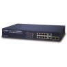 Przełącznik Planet FGSD-1008HPS L2, 8x100Mb, 2x1Gb SFP, 8x PoE 802.3at 125W