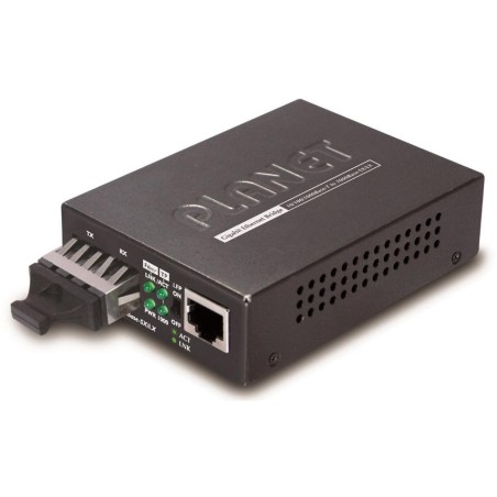 Planet GT-802S opto konvertor 10/100/1000Base-T - 1000Base-LX, SC, singlemode 10km
