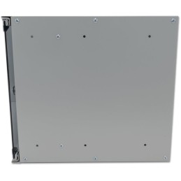 XtendLan 7U/520x400, na zeď, jednodílný, rozložený, skleněné dveře, šedý