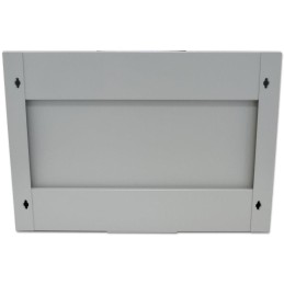 XtendLan 7U/520x400, na zeď, jednodílný, rozložený, skleněné dveře, šedý