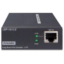 Planet LRP-101U-KIT, UTP PoE extender 10/100Base-TX, IEEE802.3at-30W,EFT+ESD, dosah 500m, -20 až 70°C