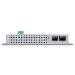 Planet WGS-5225-8T2SV plochý L3 switch, 8x1Gb, 2x2.5Gb SFP, 12-48VDC/24VAC, -20~70°C, IP30, fanless, touch LCD