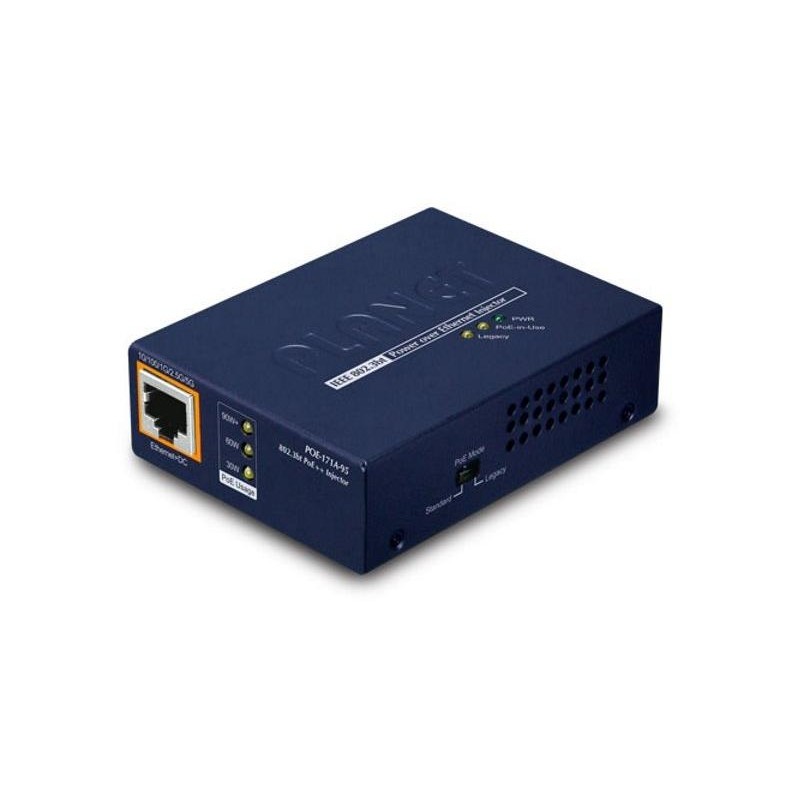 Planet POE-171A-95 Ultra PoE injektor 802.3bt do 95W, 1000Base-T, desktop