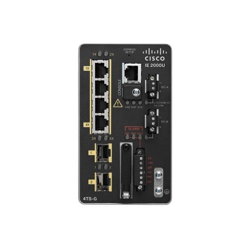 Cisco průmyslový switch IE-2000-4TS-G-L, 4x 10/100 + 2 Gb SFP