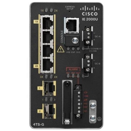 Cisco průmyslový switch IE-2000-4TS-G-L, 4x 10/100 + 2 Gb SFP