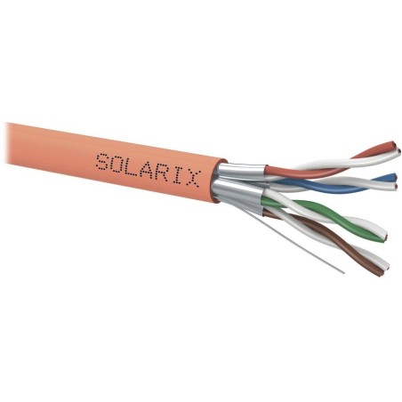 Solarix kabel STP CAT6A LS0HFR B2ca s1 d1 a1 500m/cívka SXKD-6A-STP-LS0HFR-B2ca
