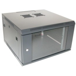 XtendLan 6U/600x600, na zeď, jednodílný, skleněné dveře