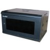 XtendLan 9U/600x600, wall-mounted, one-piece, glass door