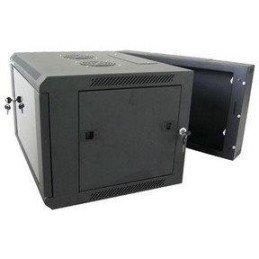 XtendLan 6U/600x550, na zeď, dvoudílný, skleněné dveře