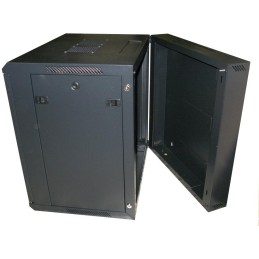 XtendLan 9U/600x550, na zeď, dvoudílný, skleněné dveře