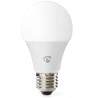 NEDIS Wi-Fi chytrá LED žárovka/ E27/ A60/ 9W/ 230V/ 806lm/ teplá až studená bílá/ 2700 - 6500K/ RGB/ bílá