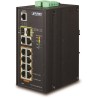 Planet IGS-5225-8P2T2S industrial L3 switch, 8x1Gb, 2x1Gb SFP, 8x PoE 802.3at 240W -40~75°C, dual 48-54VDC, IP30