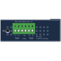 Planet IPOE-171-95W PoE injektor IEEE802.3bt, 95W, DIN, IP30, -40~75°C, 12-48VDC-input
