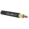 Solarix optický kabel DROP1000 24vl 9/125 4,0mm LS0H Fca černý, 500m, SXKO-DROP-24-OS-LS0H