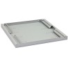Triton 19' perforated shelf 1U/950mm, max. load capacity 80kg, integrated supports RAL7035
