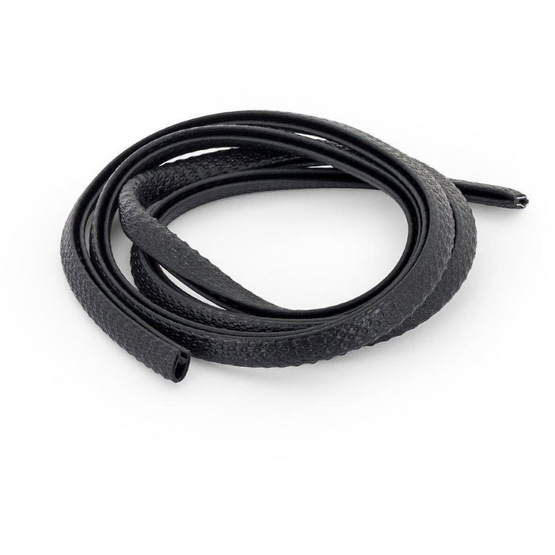 Triton Lemovka profil 'U-PIRELI' s kovovou výztuží bez bříška A1010, PVC, černý, 1 m