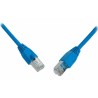 Solarix Cable Patch SFTP C5E PVC 10m niebieski odporny na zaczepy C5E-315BU-10MB