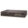 Przełącznik Planet GS-5220-8UP2T2X L3, 10x1Gb, 2x1Gb SFP, 2x10Gb SFP+, 8x PoE 802.3bt 240W, QoS