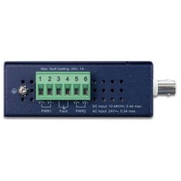 Planet IVC-234GT, VDSL2 průmyslový ethernet konvertor, 4x 1000Base-T, profil 17a/30a, G.993.5 G.Vectoring, G.INP