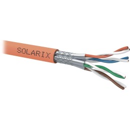 Solarix Kabel CAT7 SSTP LS0HFR B2ca s1 d1 a1 1000 MHz 500m/cívka SXKD-7-SSTP-LS0HFR-B2ca