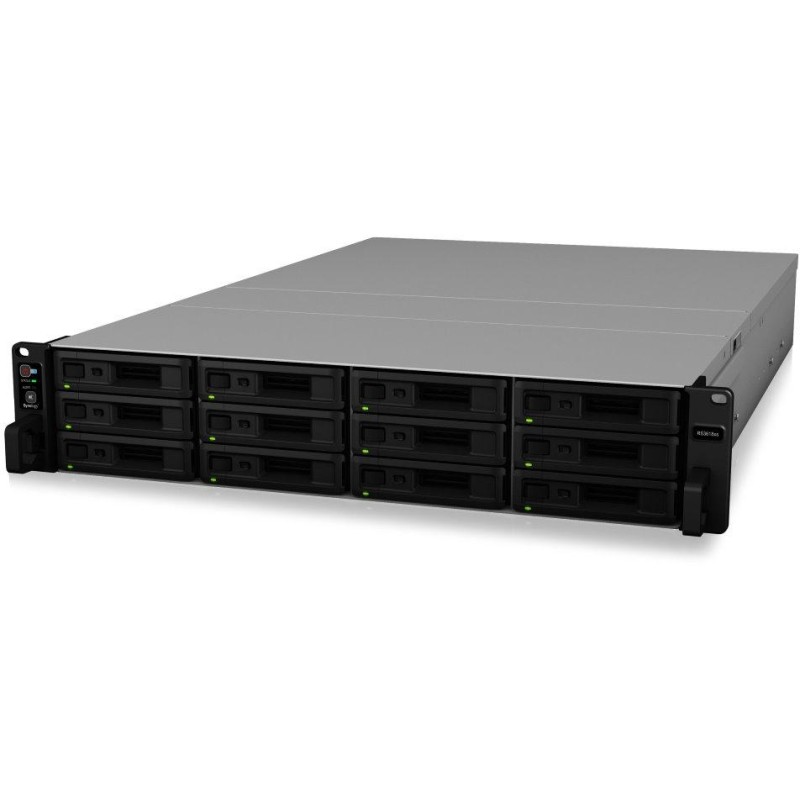 Synology RS3618xs 12-bay NAS, VMware®, Citrix®, Microsoft® Hyper-V®, rack 2U, 8GB RAM, 2x USB 3.0, 4x GLAN, 2x Gen3 x8