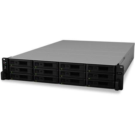 Synology RS3618xs 12-bay NAS, VMware®, Citrix®, Microsoft® Hyper-V®, rack 2U, 8GB RAM, 2x USB 3.0, 4x GLAN, 2x Gen3 x8