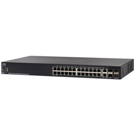 Cisco SG550X-24P-K9-EU 24-port Gigabit PoE Stackable Switch