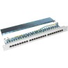 XtendLan Patchpanel 19", 24 Ports, Cat6, geschirmt, grau