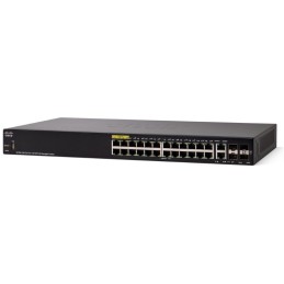 Cisco switch SF350-24P, 24x10/100 (PoE+) + 2xComboGbE/GSFP + 2xSFP