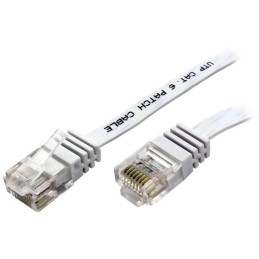 XtendLan Patch kabel Cat 6 UTP 5m - bílý plochý