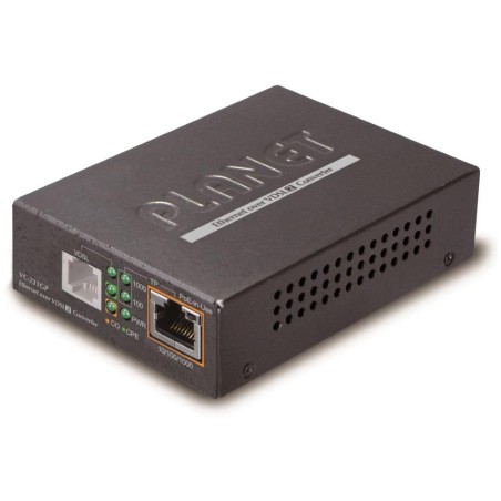 Planet VC-231GP, Ethernet VDSL2 konvertor, 1000Base-T, PoE 802.3at 30W, profil 30a, G.993.5 Vectoring, G.INP