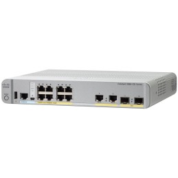 Cisco Catalyst switch WS-C2960CX-8PC-L   8 GE PoE+ 124W, 2x1G SFP, 2x1G Copper,  Lan Base