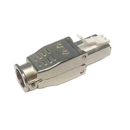 XtendLan Konektor STP RJ45 CAT6A, drát, stíněný, bez nástoje