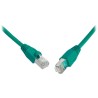 Solarix Patch kabel CAT5E SFTP PVC 5m zielony odporny na zaczepy C5E-315GR-5MB